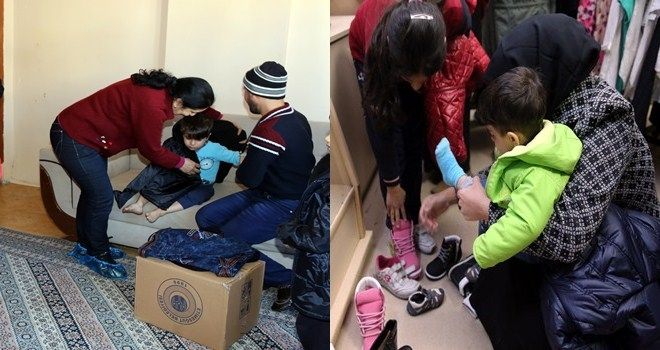 TÜRKMEN KARDEŞLERE KIŞ DESTEĞİ