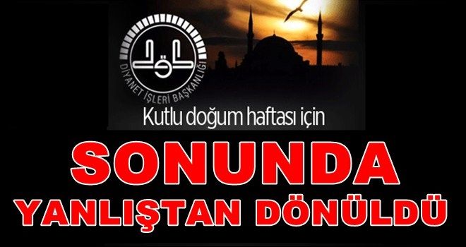 Kutlu doğum haftasının takvimi belli oldu