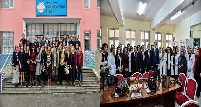 Öğretmenlere sürpriz ziyaret 