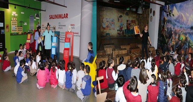 Hem öğreniyorlar hem eğleniyorlar