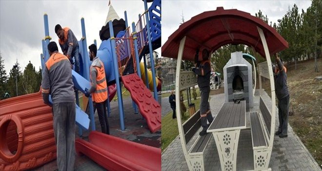 Artık parklar daha ergonomik