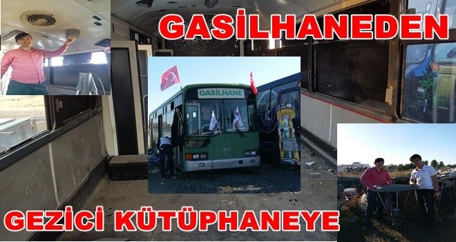 Atıl durumdaki otobüsler yürüyen kütüphane olacak