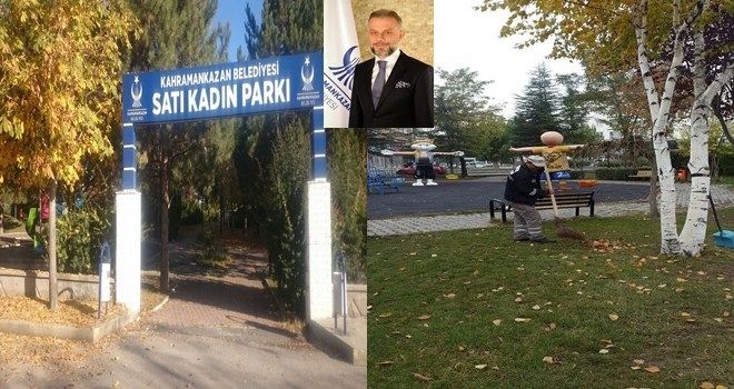 Kahramankazan´da parklar kışa hazır        