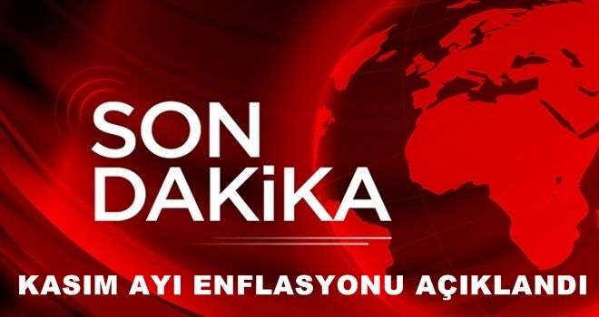 Kasım ayı enflasyonu açıklandı