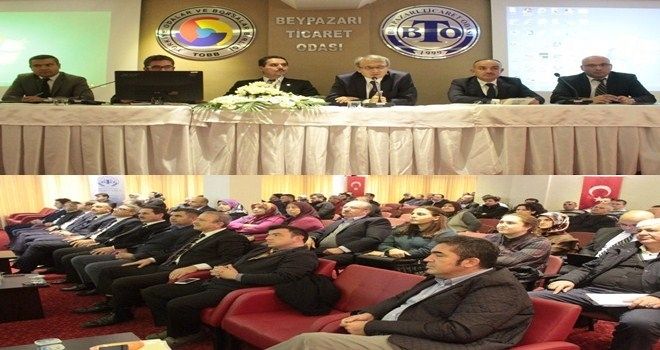 BEYPAZARI TİCARET ODASINDA GIDA ÇALIŞTAYI YAPILDI