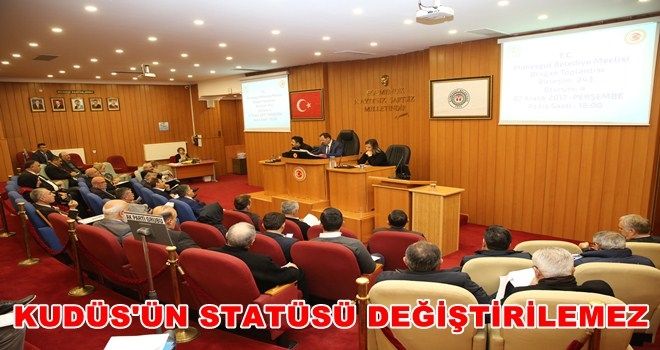 ETİMESGUT BELEDİYESİ´NDEN KUDÜS İÇİN ORTAK BİLDİRİ: