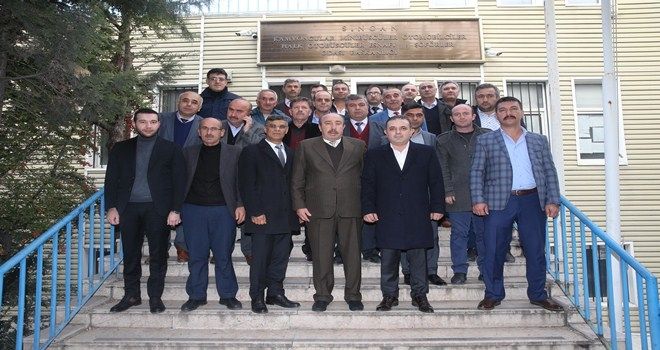 BAŞKAN ERCAN´DAN ODA BAŞKANLARINA ZİYARET 