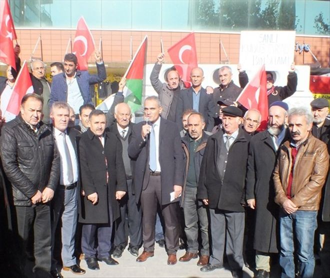 Etimesgut´ta Kudüs için protesto