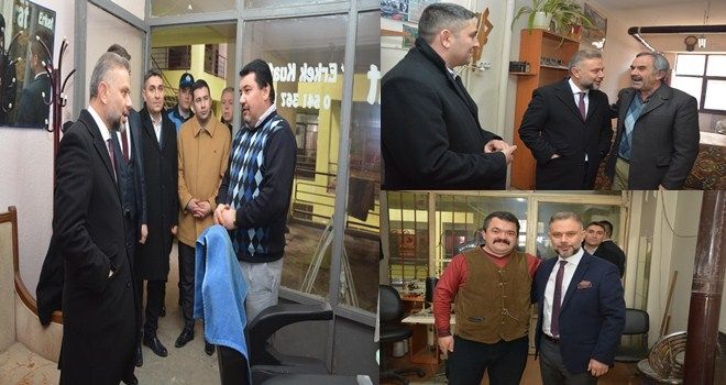 Ertürk´ten esnafa ziyaret 