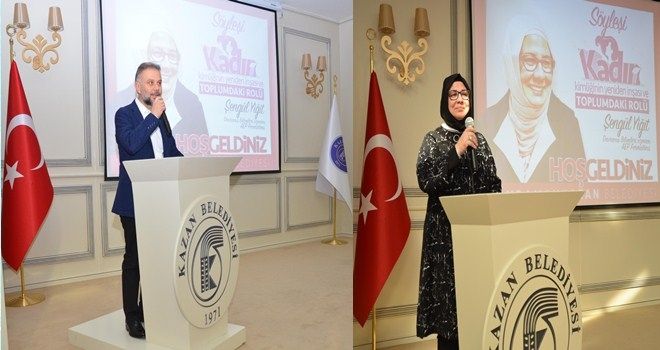 Kahramankazan´da ?kadın kimliği ve toplumdaki rolü? konuşuldu