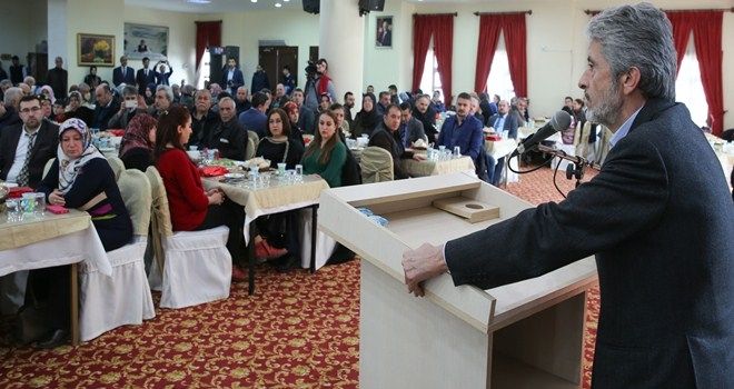 BAŞKAN TUNA GAZİLERLE BİR ARAYA GELDİ