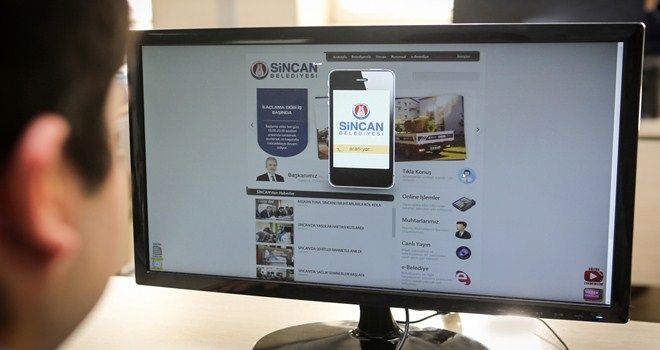 SİNCAN BELEDİYESİ´NDE TEKNOLOJİ HİZMETE DÖNÜŞÜYOR 