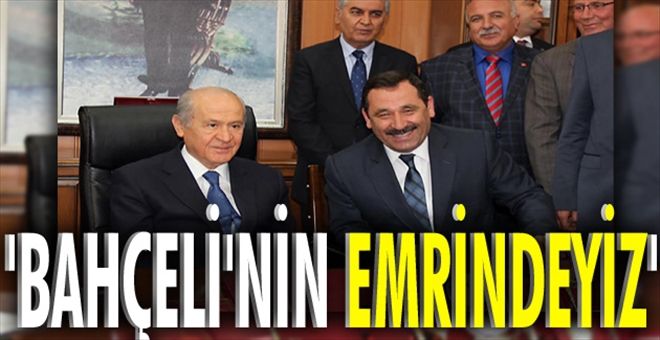 Etimesgut Belediye Başkanı Enver Demirel: BAHÇELİ´NİN EMRİNDEYİZ