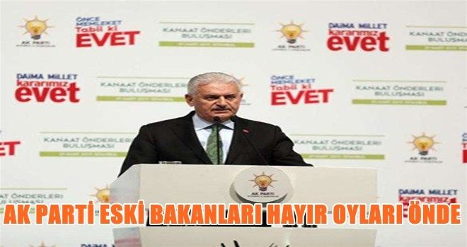 Eski AK Partili bakanlardan Yıldırım´a uyarı 
