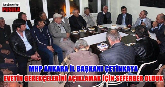 Ankara MHP´den  16 Nisan seferberliği