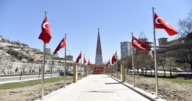 15 Temmuz anıtı tamamlanıyor 