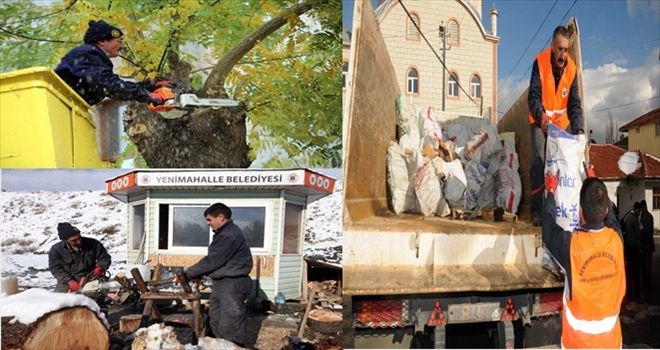 Budama çalışmaları bin aileyi ısıttı