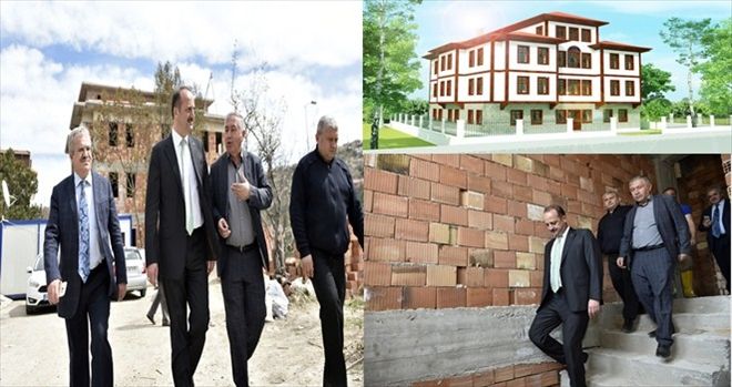 Akgül yapımı devam eden yaşam merkezlerini inceledi 