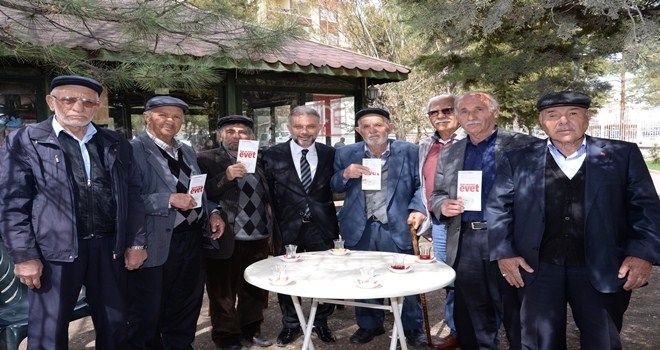 Ertürk ?Evet? için kapı kapı dolaşıyor