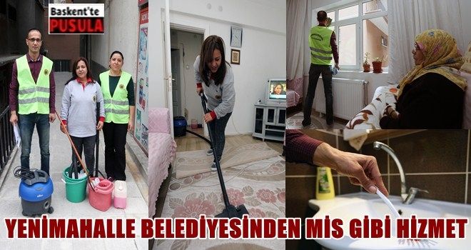 Yenimahalle 6 yılda 10 bin evi temizledi