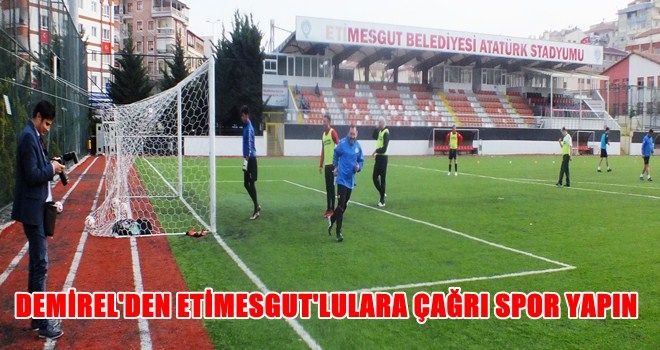 Demirel´den  Vatandaşlara Davet Spor Yapın