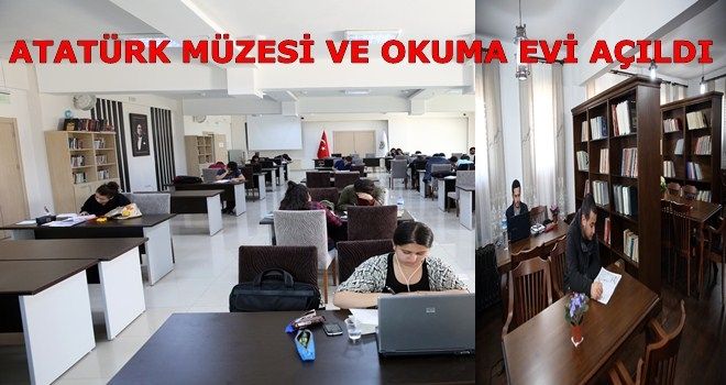 KENT KÜTÜPHANESİ VE OKUMA EVİ AÇILDI