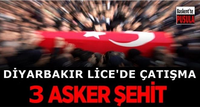 Diyarbakır´da 3 asker şehit