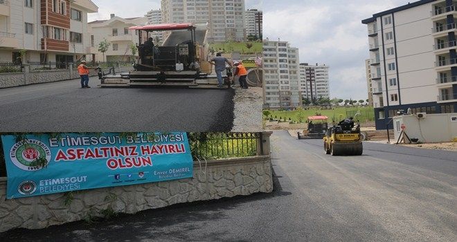 ASFALT ÇALIŞMALARI DEVAM EDİYOR