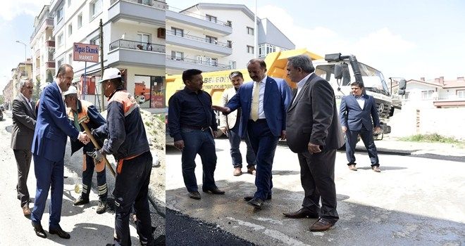 Akgül, çalışmaları yerinde inceledi