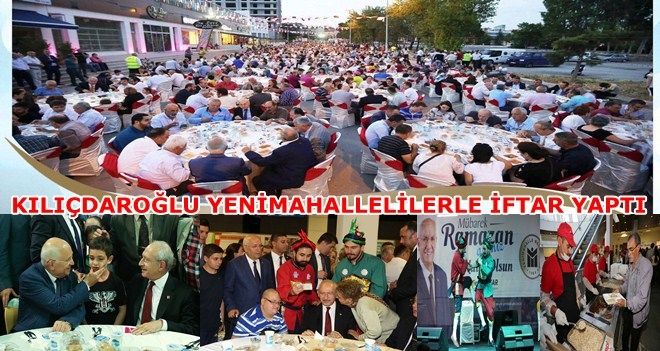 Yenimahalle de bereket sofrası