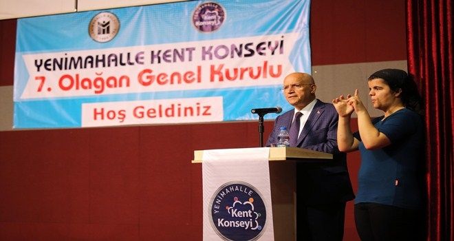 Yenimahalle Kent Konseyi genel kurulunu yaptı