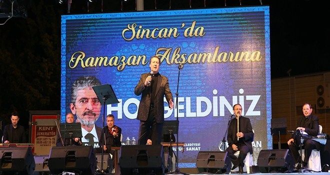 SİNCAN´DA AHMET ÖZHAN RÜZGÂRI
