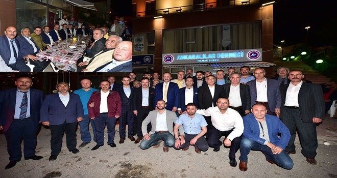 Akgül, Ankaralılarla sahur yaptı