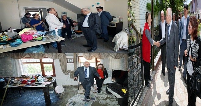 Yaşar´dan sel zedelere ziyaret