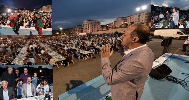 5 Bin kişilik dev iftar sofrası