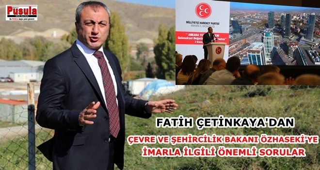 MHP Ankara´dan, imar rantı için önemli sorular 