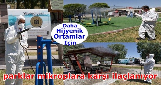 Temiz parklar için ekipler görev başında