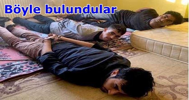 Polis evin perdelerinin hiç açılmamasından şüphelenince...
