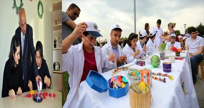 Özgürleşen Eller Atölyesi´nde engeller kalkıyor