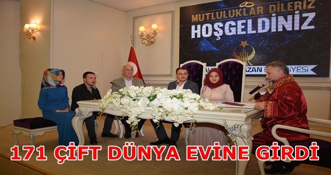 Kahramankazan´da 171 çift dünya evine girdi