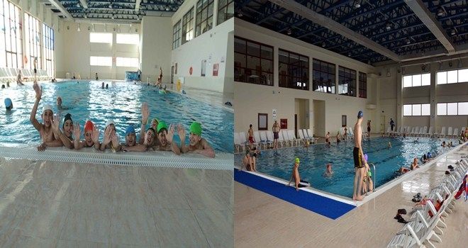 Kavurucu sıcaklarda huvuzlar dolup taşıyor