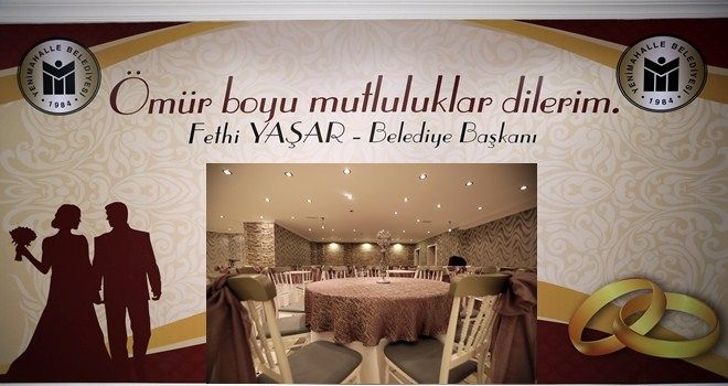 Yenimahalle Belediyesi´nden modern düğün salonu