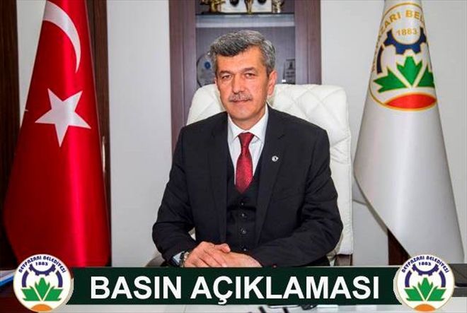 Beypazarı Belediye Başkanı Kaplan´ın basın açıklama