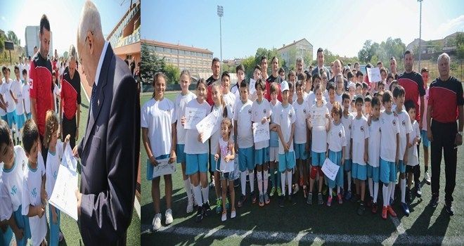 Yaz Spor Okulu´nda sertifika sevinci