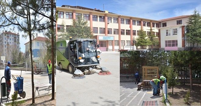 Okullar tatilde bile pırıl pırıl
