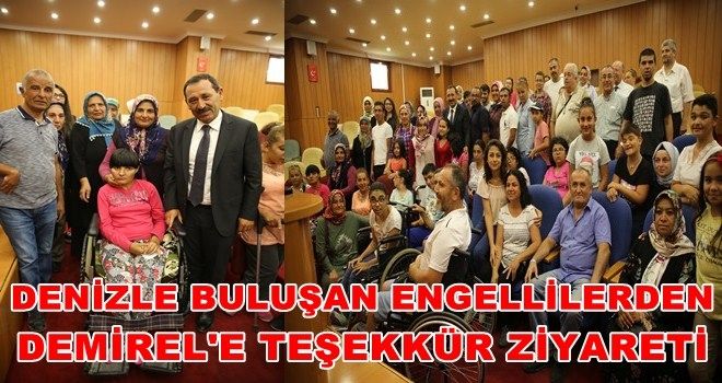 ENGELLİLERDEN DEMİREL´E TEŞEKKÜR