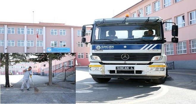 SİNCAN BELEDİYESİ, OKULLARI ÖĞRENCİLER İÇİN HAZIRLADI 