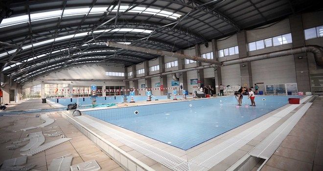 Yenimahalle havuzlarında yenileme çalışmaları