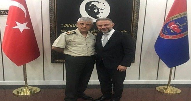 Ertürk´ten Jandarma Genel Komutanı Çetin´e ziyaret