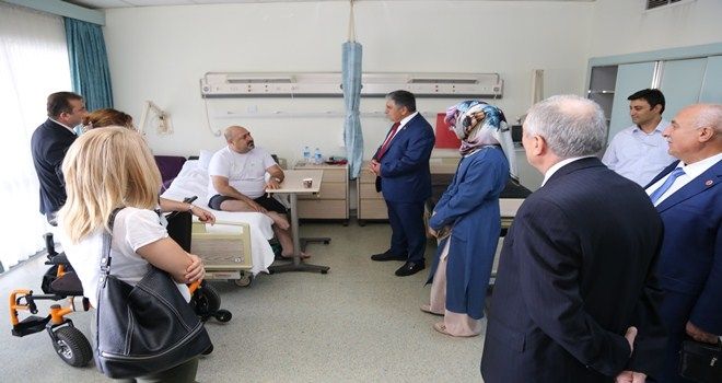 ETİMESGUT BELEDİYESİ MECLİS ÜYELERİ GAZİLERİ ZİYARET ETTİ